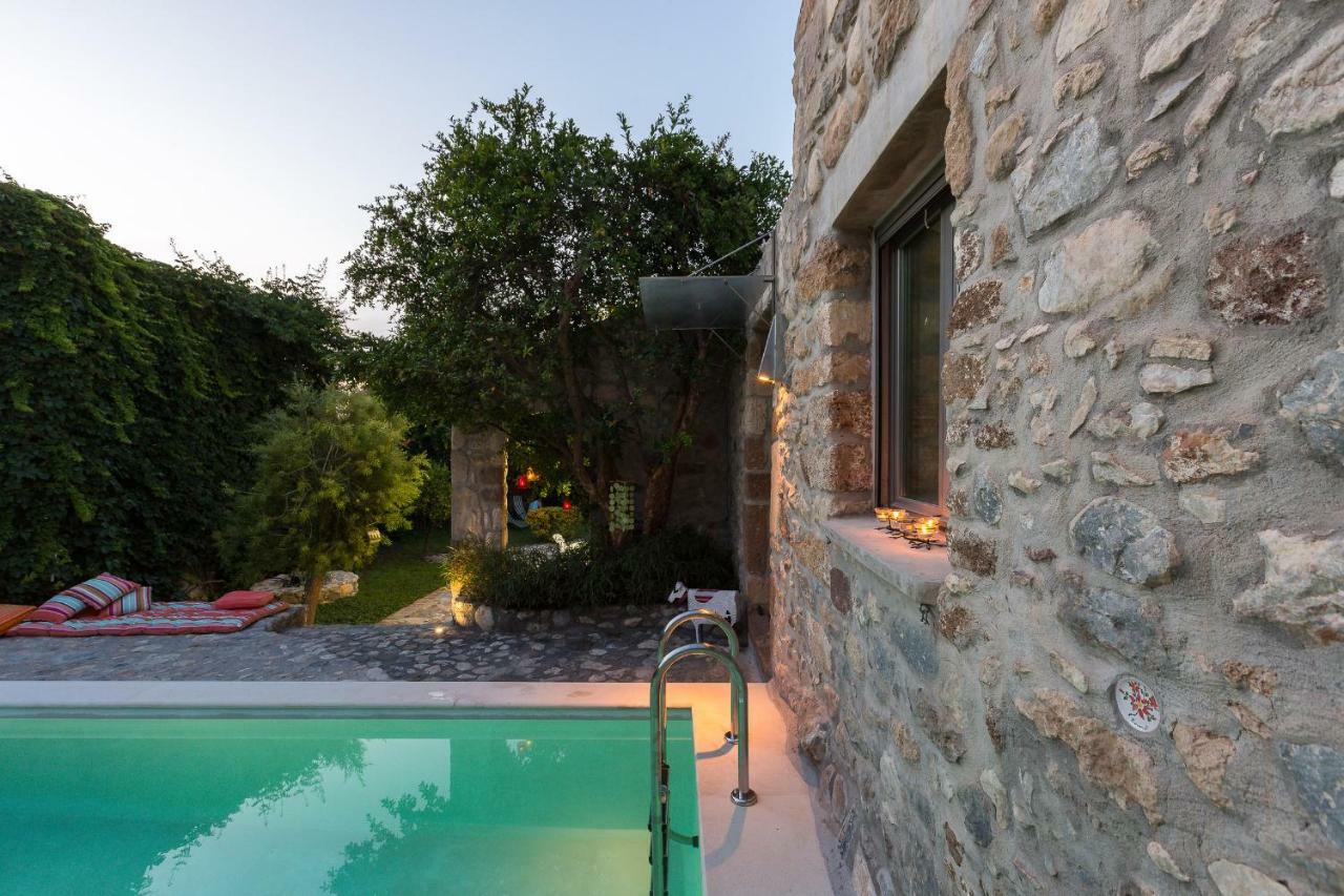 Muazzo Creta Stone House, Nature Escape With Pool, By Thinkvilla Pigi (Crete) Exterior foto