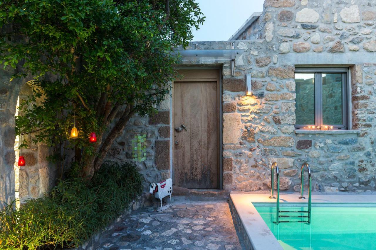 Muazzo Creta Stone House, Nature Escape With Pool, By Thinkvilla Pigi (Crete) Exterior foto