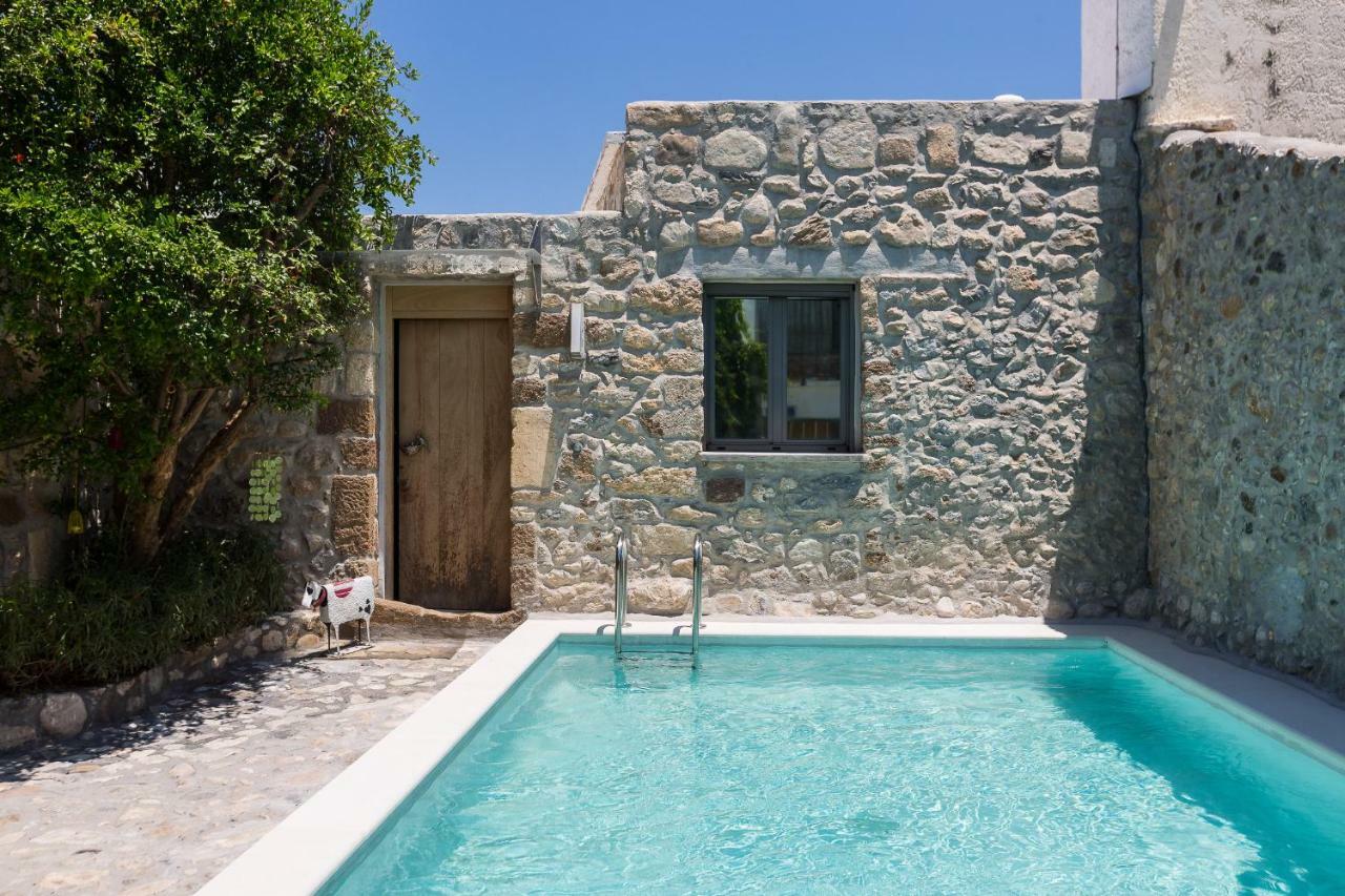 Muazzo Creta Stone House, Nature Escape With Pool, By Thinkvilla Pigi (Crete) Exterior foto