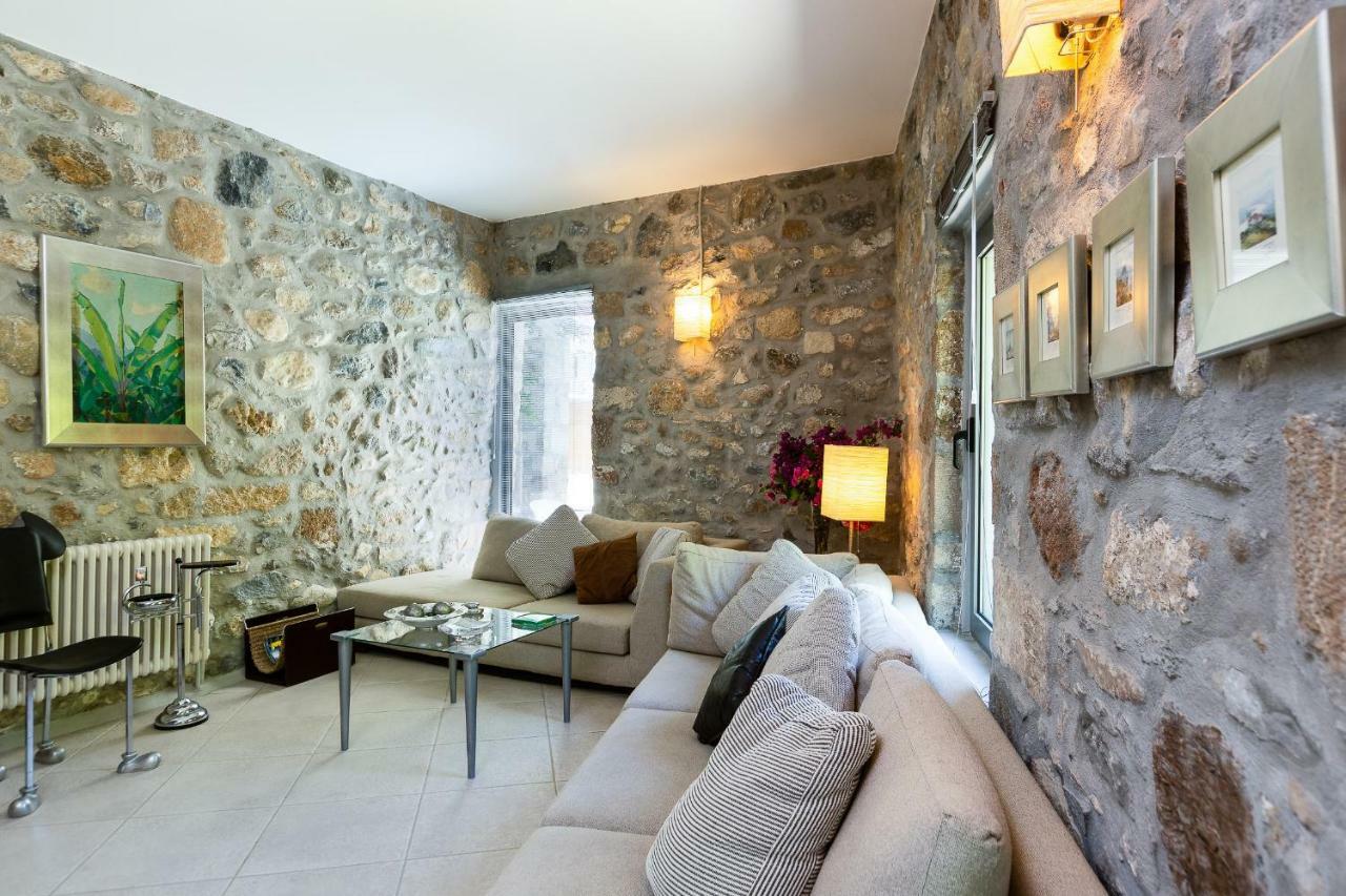 Muazzo Creta Stone House, Nature Escape With Pool, By Thinkvilla Pigi (Crete) Exterior foto
