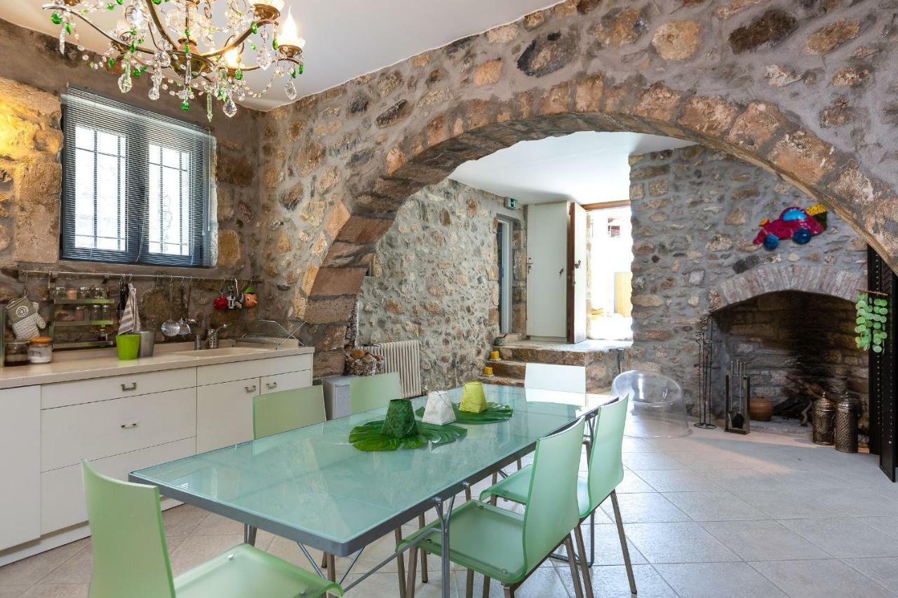Muazzo Creta Stone House, Nature Escape With Pool, By Thinkvilla Pigi (Crete) Exterior foto